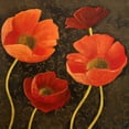 thumbnail image 2 of Josefina 15x15 Gold Ornate Wood Framed with Double Matting Museum Art Print Titled - Gilded Floral II, 2 of 4