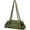 Green, variant on Crinkled Texture Shoulder Bag for Women, Lazy Style Soft Underarm Handbag, Elegant Lightweight Zipper Barrel Single Shoulder Purse for Daily Dating Travel