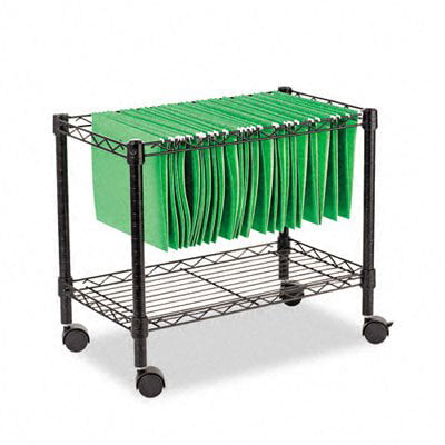 ALEFW601424BL - Best Single-Tier Rolling File Cart, Sold as 1 Each. By (The Best File Manager)