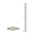 thumbnail image 4 of Imperial 3/8Ct TDW Diamond 10k Yellow Gold Twist Shank Halo Bridal Set (H-I, I2), 4 of 4