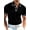 Black, variant on Men'S Regular Fit Knit Po-Lo Shirts Short Sleeve Color Blocking Stretch Golf Shirts Gray XXXL