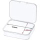 thumbnail image 2 of 12 mini contenedores de plástico para almacenamiento, caja con tapa, caja rectangular transparente de 3,5 x 2,4 pulgadas para recoger objetos pequeños, cuentas, piezas de juego, ta, 2 of 3