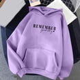 thumbnail image 2 of KIHOUT Hauts pour Femmes Printemps Hiver Mode Classique Couleur Unie Manches Longues à Capuche avec Poche Chandails en Molleton, 2 of 4