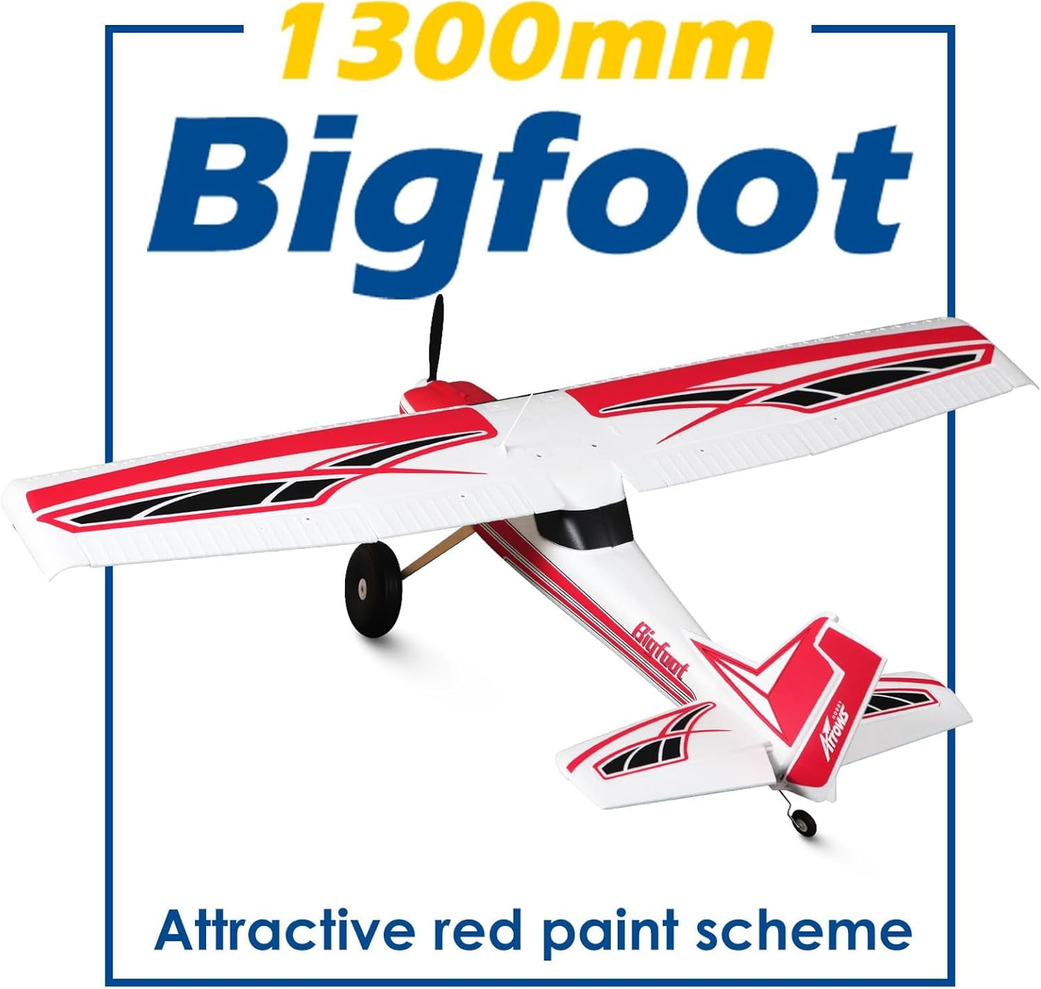 Arrows RC 1300mm Plane PNP with Vector Stabilization (No Battery,Charger,Radio)