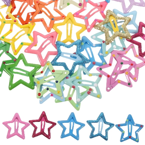 35 pcs Kids Hair Clips Toddler Girl Hair Clip Star Hair Clips Cute Hair Clips Decorative Hair Clips
