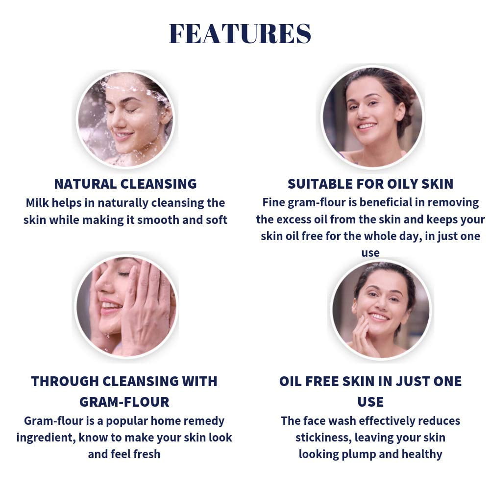 nivea face wash besan