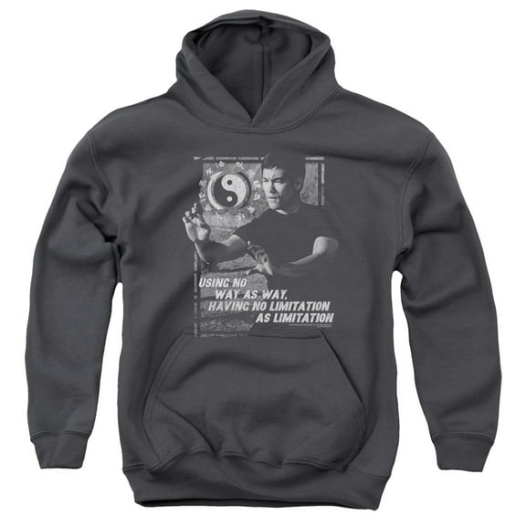 Bruce Lee - No Way As A Way - Youth Hooded Sweatshirt - Small