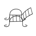 thumbnail image 4 of Soporte para pollo, soporte para pollo, regalo, decoración del hogar, novedad, rejilla para pavo, rejilla para asar pollo para acampar, parrilla, barb Estante, 4 of 8