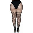 thumbnail image 5 of YooGuoGuo Womens Vintage Fishnet Lace Tights Hosiery, Floral Vine, Queen US, 5 of 7