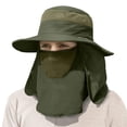 thumbnail image 1 of IYEBRAO Sombrero para el sol para hombre al aire libre con solapa para el cuello y la cara Protección UV Sombrero de pesca de ala ancha para senderismo Safari Jardinería UPF 50+, 1 of 1