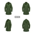 thumbnail image 5 of Women's Detachable Hood Water Windbreaker Women's Solid Color Long Sleeved Thin Coat Matching with Various Outfits Hand Wash, 5 of 6
