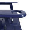 thumbnail image 3 of Kandyce Outdoor Acacia Wood Folding Adirondack Chairs, Set of 2, Navy Blue, 3 of 7