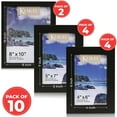 thumbnail image 2 of Klikel Picture Frame Set- 4x6 5x7 8x10 Picture Frame Collage - 10 Piece Wood Photo Frame Set &ndash; Black Picture Frame - Gallery Wall Frame Set -Includes 4 of 4x6 4 of 5x7 and 2 of 8x10 Picture, 2 of 5