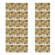 thumbnail image 4 of Advancent 3D Retro Impreso Mosaico Cristal Azulejo Etiqueta Peel and Stick Backsplash Azulejo para Cocina Hogar Decoración del hogar, 4 of 6