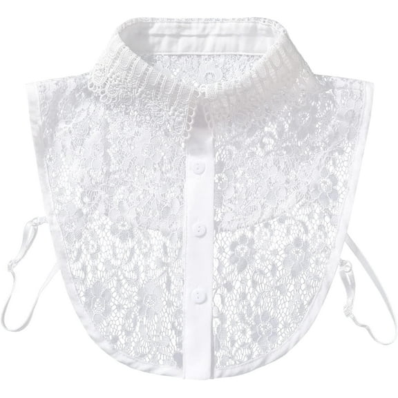 YooGuoGuo Fake Collar Lace Detachable Dickey Collar Blouse Half Shirts Faux False Collar