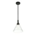 thumbnail image 4 of Drake 1-Light Pendant in Matte Black, 4 of 5