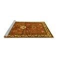 thumbnail image 2 of Ahgly Company Machine Washable Indoor Rectangle Persian Yellow Traditional Area Rugs, 2' x 5', 2 of 4