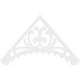 thumbnail image 2 of Ekena Millwork 60"W x 35"H x 1"P (14/12) Pitch Genova Architectural Grade PVC Gable Pediment, 2 of 5