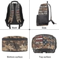 thumbnail image 6 of Uorisanigo American Flag Deer Camo School Backpack for Boys Girls 17 inch for Preschool Kindergarten Elementary Schoolbag Fashion Accessory Fit School, Camps and Travel, 6 of 7