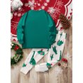 thumbnail image 3 of WIBACKER 2-Piece Cozy Pajamas for Kids Sleepwear Little/Toddler Boys Girls Christmas Long Sleeves Soft PJs Set, 3 of 10