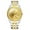 Golden, variant on Ausyst Men's Watch Fashion Women Crystal Golden Stainless Steel Analog Quartz Wrist Watch Watches for Men