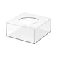 thumbnail image 1 of Acrylic cake display tray square tray refillable base DIY for birthday wedding party display 15X15X10cm, 1 of 5