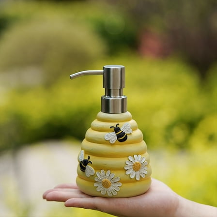 New Arrivals Bee Soap Dispenser Decorative Hand Pump Refillable Liquid Container for Shampoo Lotion Novelty