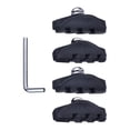 thumbnail image 2 of Pastillas de freno de bicicleta tipo V, juego de zapatas de freno, accesorios de bicicleta de alta resistencia con 2 pares, 2 of 9