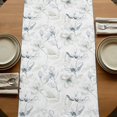 thumbnail image 5 of Table Runners 70 Inches Long Dress Scarves, Green Beige Spring Floral Farmhouse Coffee/Dining/Kitchen Table Decor, Holiday Table Runner, Luxury Botanical Summer 13x70 Inch, 5 of 9