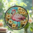 thumbnail image 2 of Hanging Stained Glass for Windows Flamingo, Festival Gift Ornament, Christmas Ornament Gift, Mother’s Day Keepsake, Valentine’s Day Decor, Keepsake 2025, 2 of 6