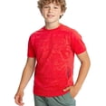 thumbnail image 2 of Zpanxa Girls Athletic Shirts Solid Color Round Neck Short Sleeve Sporty Tee Polyester Top 7-8 Years, 2 of 6