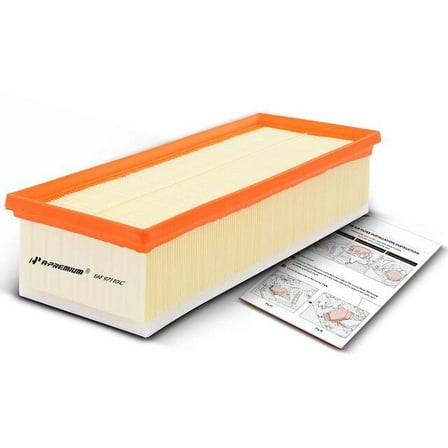 Air Filter 1 - Compatible with 2009 - 2017 Volkswagen CC 2.0L 4-Cylinder 2010 2011 2012 2013 2014 2015 2016