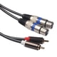 thumbnail image 4 of Cable Conexión Señal Audio Doble XLR A RCA Cobre 1 5 M Y 4 9 Pies, 4 of 9