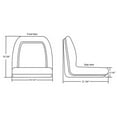 thumbnail image 2 of 420-360 High Back Seat Fits John Deere, 2 of 10