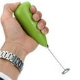 thumbnail image 3 of Automatic Mini Hand-Held Electric Stainless Steel Milk Frother Mixer Whisk, 3 of 7