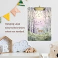 thumbnail image 4 of FORMRS Acrylic Clipboard with Low Profile Clip Standard A4 Letter Size, 12.5" x 9", Purple Deer, 4 of 8