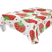 SKYSONIC Cute Print Tablecloth Waterproof Washable Polyester Square Table Cover Durable Tablecloth for Kitchen Dining Table Party Decor (54 X 54 Inch)