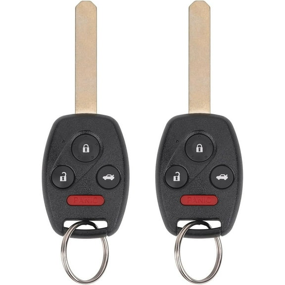 Key Fob Replacement for 2003-2007 Honda Accord Car Keyless Entry Remote Control,OUCG8D-380H-A 35111-SHJ-305,4 Buttons, 2Pcs