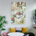 thumbnail image 6 of Japen Absurd Humor Manga Series Nichijou Anime Role Poster Wall Art Poster Gifts Bedroom Prints Home Decor Hanging Picture Canvas Painting Posters 16x24inch(40x60cm), 6 of 6