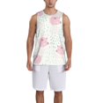thumbnail image 6 of Rocae Cute Pigs for Men's Basketball Jersey Lightweight and Breathable Athletic Tank Top,Quick-Drying Sports Jersey 4X-Large, 6 of 9