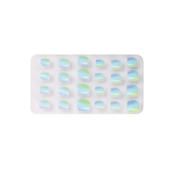 1 Juego de envolturas navideñas para uñas, prensa en las uñas para niños, calcomanías artísticas para los dedos de los pies, herramienta de Pinceles de maquillaje y herramientas PNT-16-07 Qarigey CE011468-07