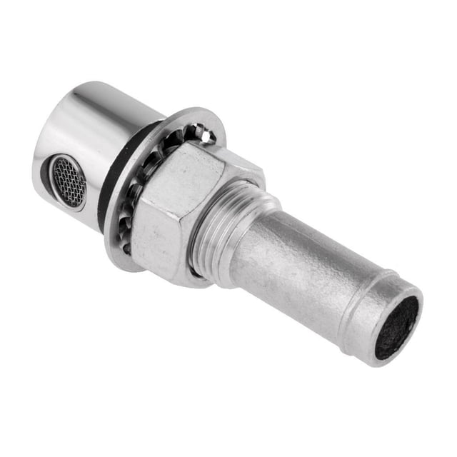 Sidaley 316 Stainless Steel Straight Fuel Breather Vent - Tank 15mm Boat/Car/Gas Bombillas para automóviles