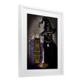 thumbnail image 2 of Stupell Industries Eclectic Black Cat Gothic Books White Framed Print Under Glass, 17 x 21, by Lori Mosley, 2 of 8