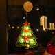 thumbnail image 2 of 1/10 Uds. Decoración navideña, colgante de ventana iluminado, luces Led de Navidad con gancho de ventosa, 3 pilas AAA alimentadas para fiesta de Navidad Showca, 2 of 2