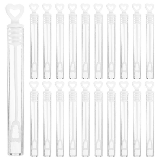 48 piezas de varitas de burbujas para bodas, tubos de burbujas con forma de corazón, para fiestas, decoración de mesas, accesorios de fiesta