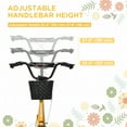 thumbnail image 4 of Aosom Trottinette, trottinette pour Enfants avec Guidon Ajustable, Orange, 4 of 10