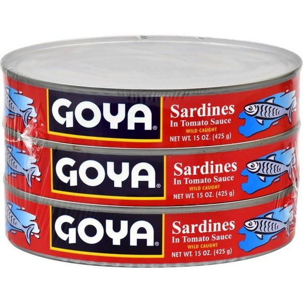 Goya Sardines in Tomato Sauce 15oz.(3Pack)