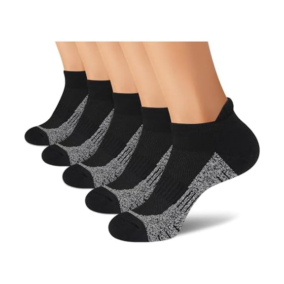Eryueer Ankle Socks for Women - Athletic Low Cut Running Cushioned Socks (3-5 Pairs)