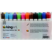 KINGART™ Value Pack Dry Erase Markers, Set of 36