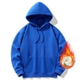 thumbnail image 2 of toraway Oversized Sweatshirt Dress Plus Size Male Solid Color Hooded Long Sleeved Pullover Sweatshirt M, 2 of 4